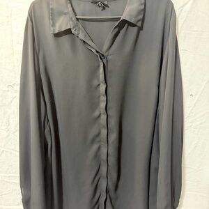 Lane Bryant Charcoal Blouse